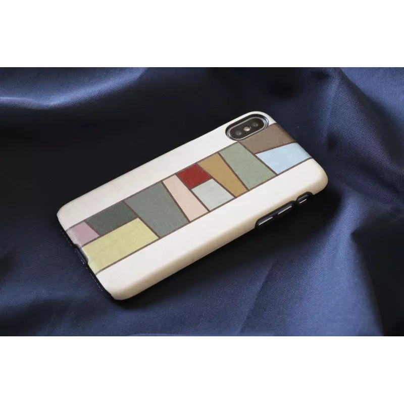 viedtālruņa maciņš man and wood iPhone X/XS — balta