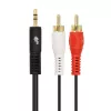 TB kabelis 3,5mm MiniJack -2x RCA M/M 1,5m (AKTBXAJ2RCA150B)