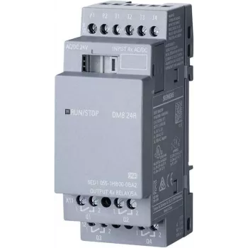 Siemens 6ED1055-1HB00-0BA2 digitālais/analogais I/O modulis ar releja kanālu
