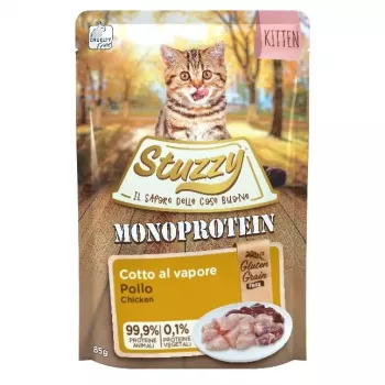 STUZZY Monoprotein Kitten Chicken - mitrā barība kaķēniem - 85g