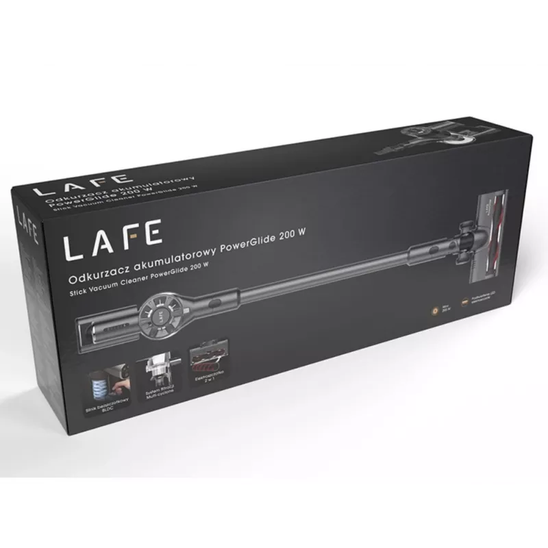 Putekļsūcējs LAFE 47531 vertikālais putekļsūcējs PowerGlide 200W