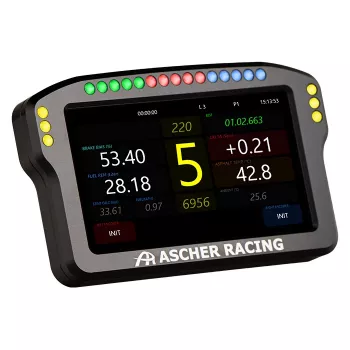 Stūres paneļa informācijas panelis Ascher Racing 5 collu modelis 76080029 simulatoru sacensību displejiem