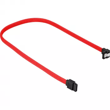 SATA kabelis Sharkoon SATA 3 0,45m 7-pin Melns Sarkans