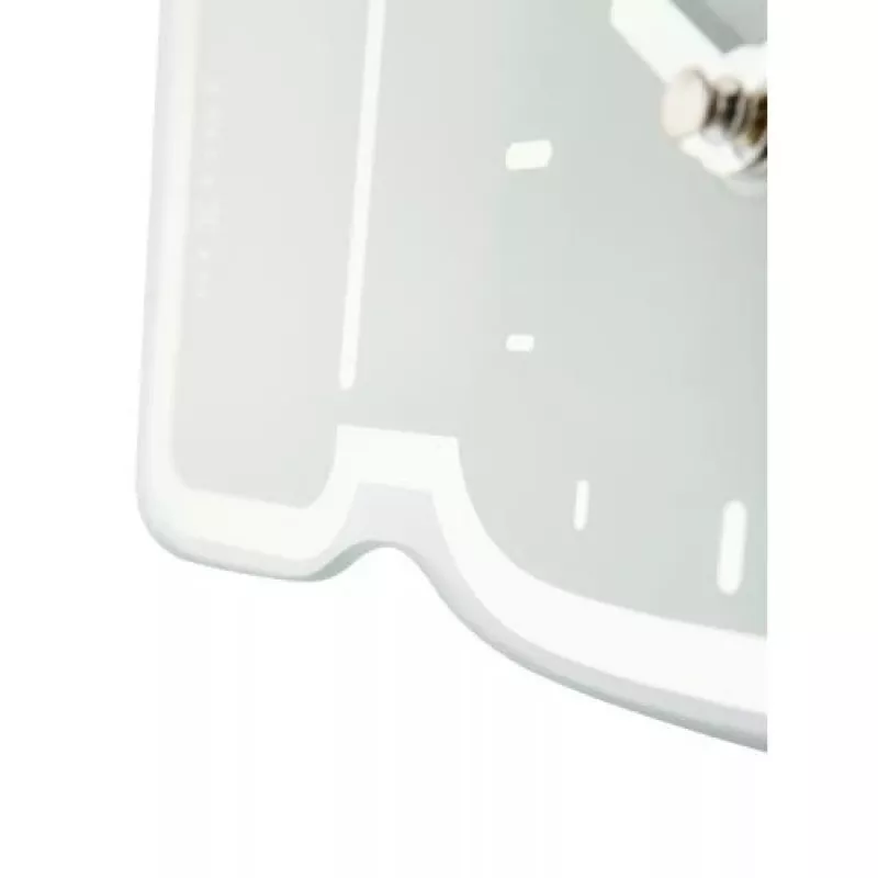 NeXtime pulkstenis 5185wi Mini Thumbs Up, 20,5x21 cm, sienas, balts/sudrabs