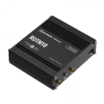 Teltonika RUTM10 bezvadu maršrutētājs Gigabit Ethernet Divu joslu (2.4 GHz / 5 GHz) Melns