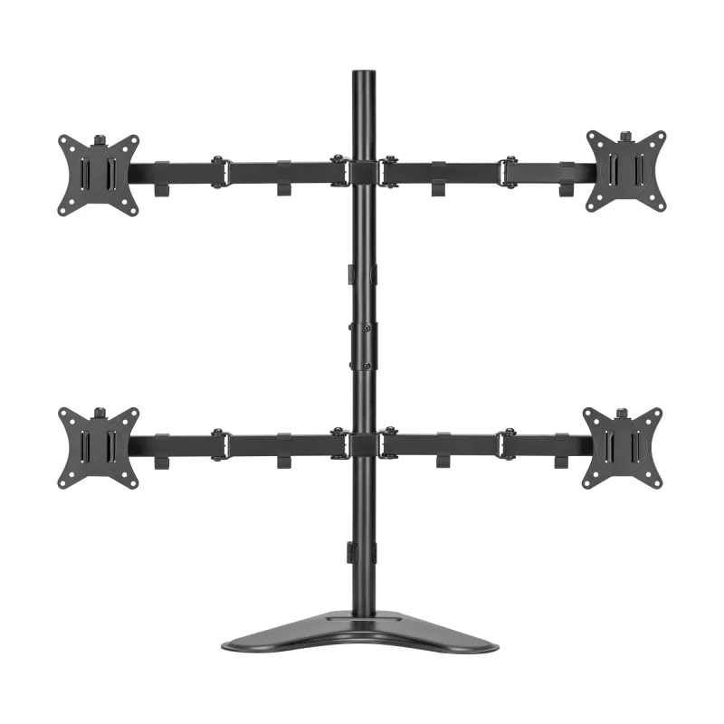 LCD kronšteins SBOX LCD-F048-2 17–32 collu displejiem, atbalsta 4×9 kg, VESA 100×100