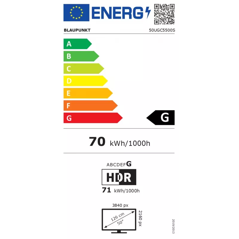 Blaupunkt 4K televizors | 50UGC5500S | 50 | viedtelevizors | Google TV | UHD