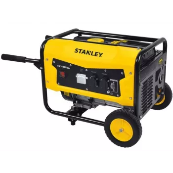 Portable gasoline power generator STANLEY SG3100 — 2600 W rated, 3100 W max, OHV 1‑cylinder 212 cm³, 15 L fuel tank, 230 V sockets