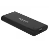 Delock - glabāšanas korpuss - M.2 - M.2 NVMe karte - USB 3.1 (Gen 2) - melns (42614)