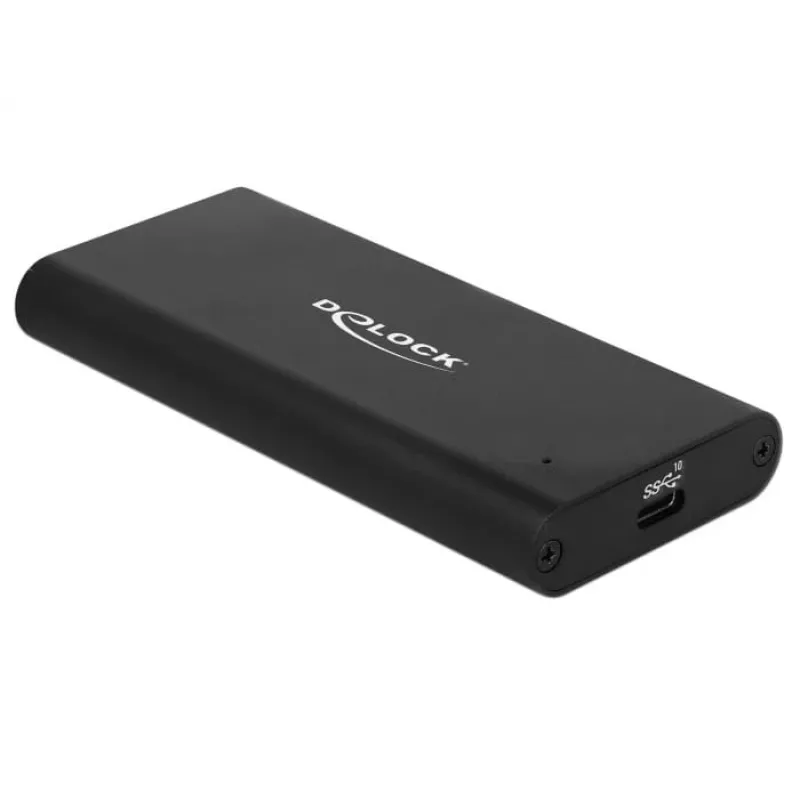 Delock - glabāšanas korpuss - M.2 - M.2 NVMe karte - USB 3.1 (Gen 2) - melns (42614)