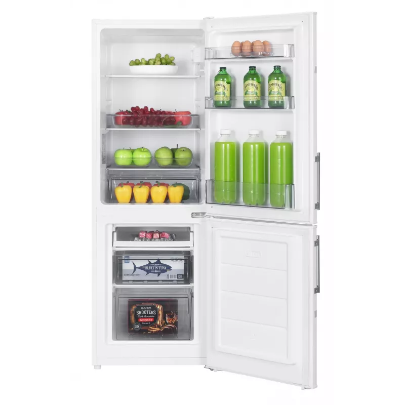 Brīvi novietojams ledusskapis SEVERIN DT 8770 — 173 L kopā, 121 L ledusskapis, 52 L saldētava, balta