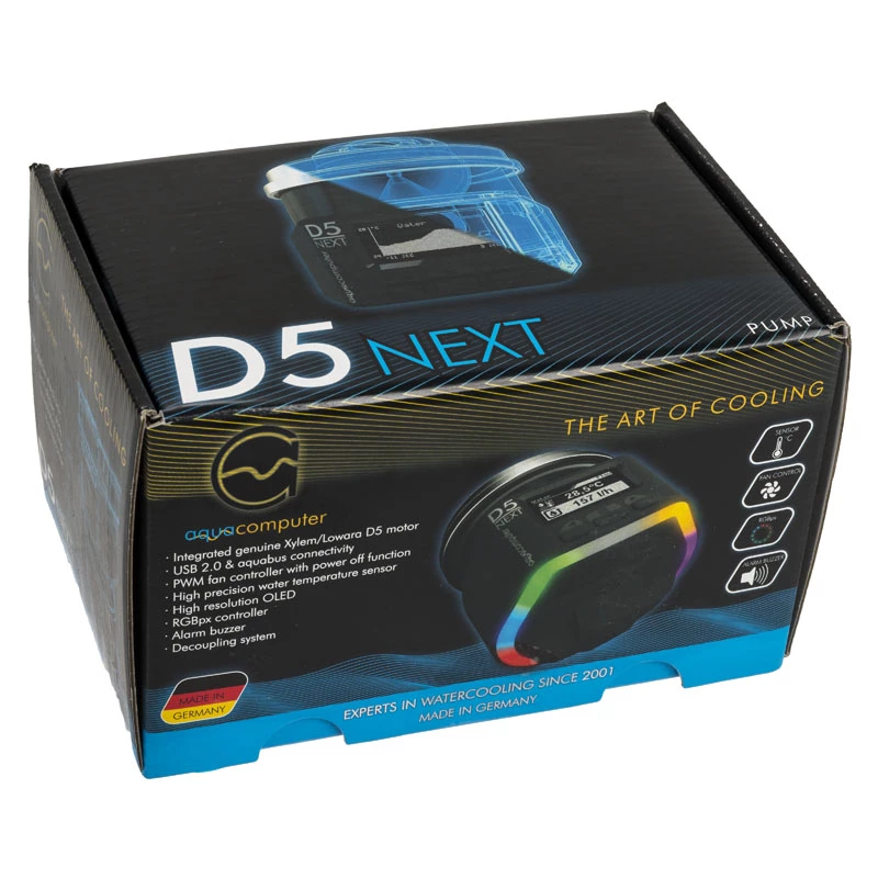 Ūdens dzesēšanas sūknis Aqua-Computer D5 NEXT 41118 12V RGB