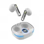 Austiņas White Shark GEB-TWS37 HyperBeat balta