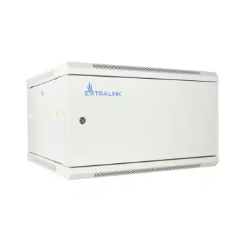 Extralink Rackmount cabinet 6U 600x450 ASP Gray wall mounted, metal door