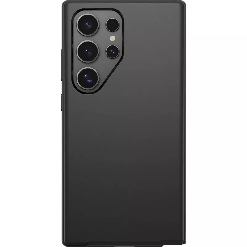OtterBox Symmetry maciņš Samsung Galaxy S24 Ultra — melns, plāns dizains