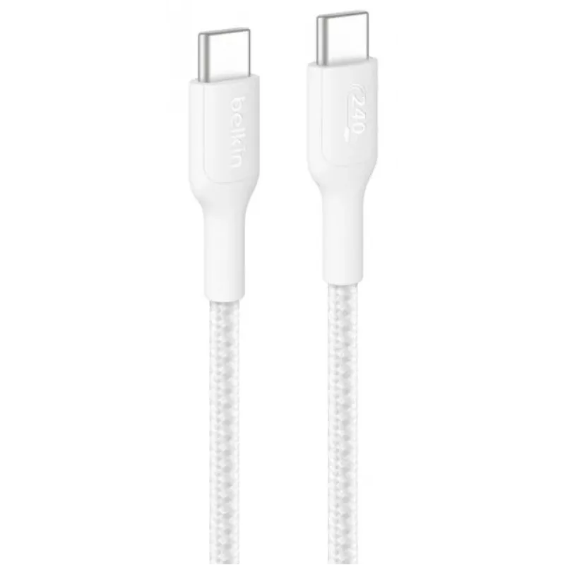USB kabelis Belkin BoostCharge Pro 1m USB C balts