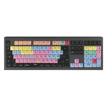 Logickeyboard ASTRA 2 USB QWERTY tastatūra melna pilna izmēra 104 taustiņi