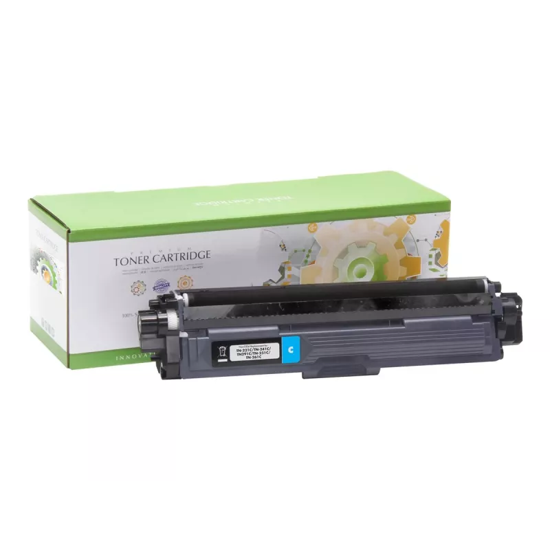 Toner kasetne Static Control priekš Brother TN-221C/TN-241C, ciāna, saderīga aizstājēja
