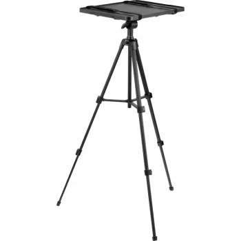SpeaKa Professional SP-PT-200 projektora stiprinājums, griestu, melns, teleskopisks, augstumā regulējams