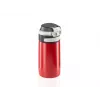 Travel mug Leifheit 03245 nerūsējošais tērauds 350 ml, dubultsienu, hermētisks, paceļams vāks, melns/sarkans
