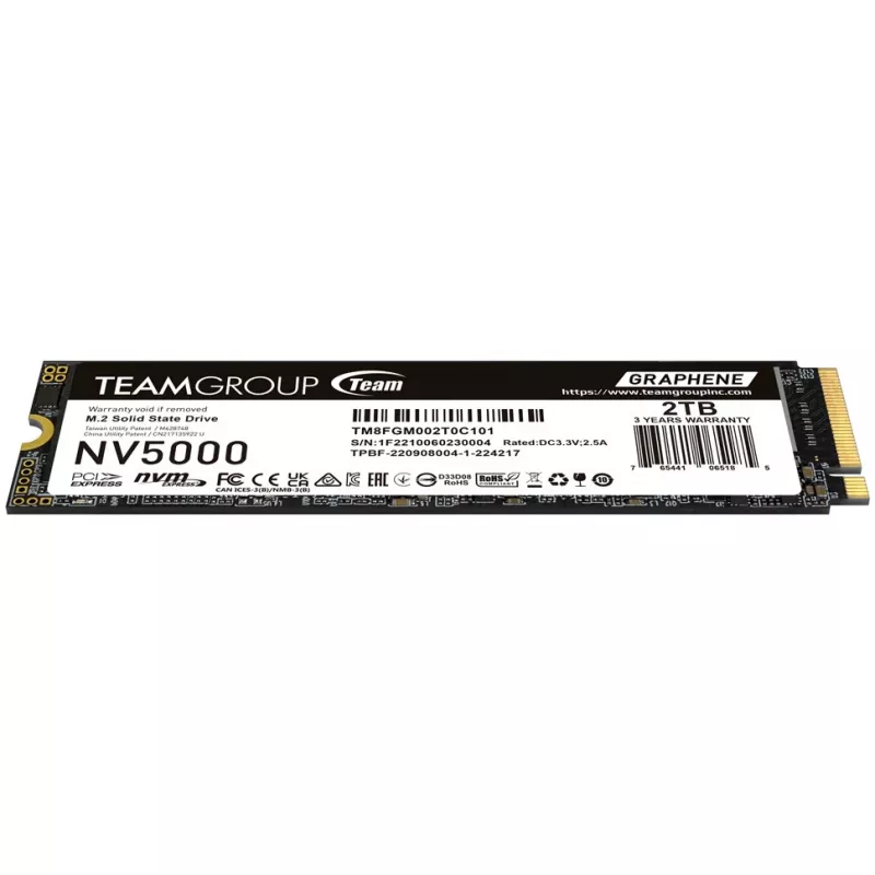 SSD disks Team Group 2 TB M.2 2280 PCIe 4.0 x4 TM8FGM002T0C101
