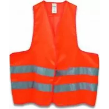 Drošības veste Cimco 142012, augstas redzamības oranža, OSFM (viens izmērs piemērots lielākajai daļai), viens iepakojumā