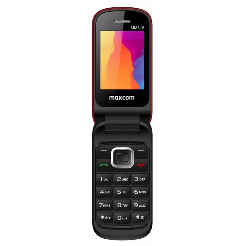 Flip telefons MM815 DualSIM sarkans