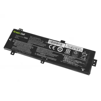 Baterija zaļa Cell LE118 Lenovo Ideapad 310-15 (7,6 V, 3500 mAh, 4 elementi, LiPo, melna)