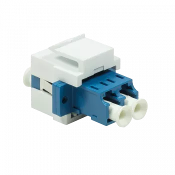Logilink Keystone Modular connector LC-Duplex Single bl/balta (NK0030)
