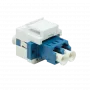 Logilink Keystone Modular connector LC-Duplex Single bl/balta (NK0030)