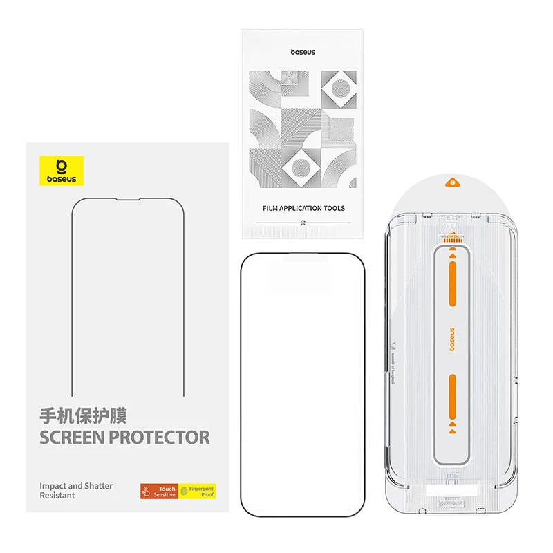 Rūdītais stikls Baseus Crystalline pretatspīduma iPhone 15 Plus