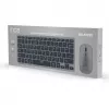 INCA IBK-572BT bezvadu tastatūras un peles komplekts, pelēkā krāsā