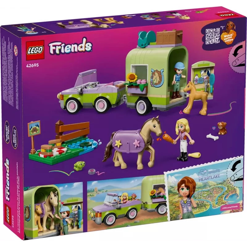 LEGO FRIENDS 42695 Zirga un kumeļa treileris