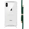 Telefona kulona maciņš Lookabe iPhone X / Xs — zelta krāsā ar zaļu siksniņu