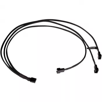 RGB sadalītāja kabelis Alphacool 18681 plastmasas melns 600 mm