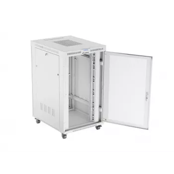 STĀVUS PLACĒJAMS PLAUKTU SKAPIS 19 27U 800X1000 PELĒKS PERFORĒTS LCD DURVIS LANBERG (PLAKANS IEPAKOJUMS)