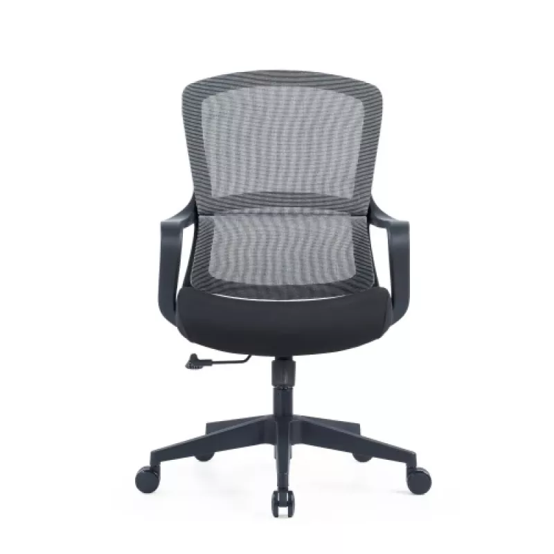 Up Up Darwin ergonomiskais biroja krēsls melns, melns audums + pelēks siets