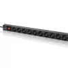 Qoltec Alumīnija PDU RACK | 16A | 16 x Schuko | Vertikāls | 1.8m
