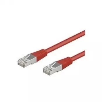 Wentronic Goobay CAT 5e ielāpu vads, SF/UTP, sarkans, 5 m - CCA vara maisījums (68035)