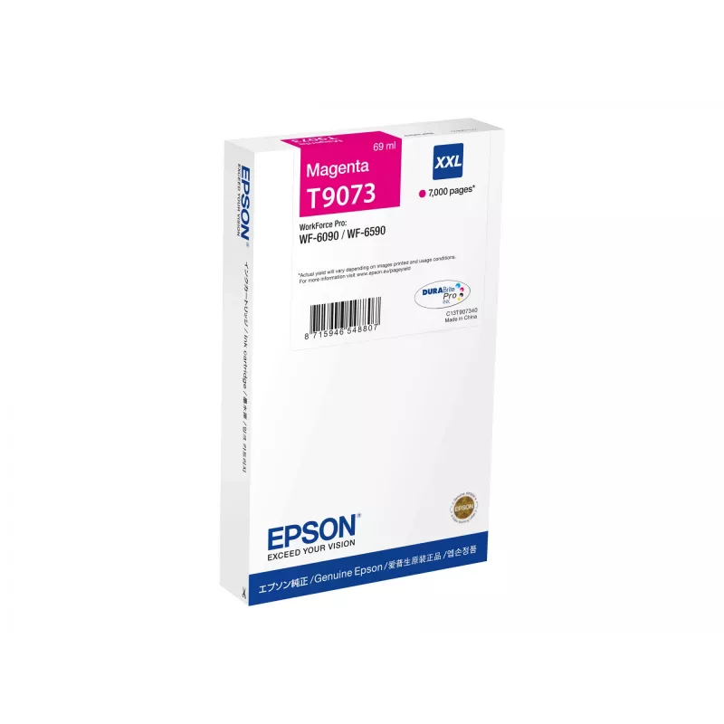 Tintes kasetne Epson C13T90734N Oriģināls Ultra High Yield fuksīna – līdz 7000 lappusēm