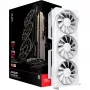 Grafikas karte XFX Radeon RX 9070 XT — 16 GB GDDR6, 256-bit, PCIe x16, 2400 MHz, 3 ventilatori balta, 325×65 mm