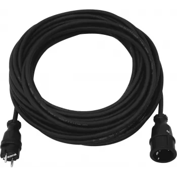 Pagarinātāja kabelis PSSO 30245709 3x1,5 mm² 20 m melns
