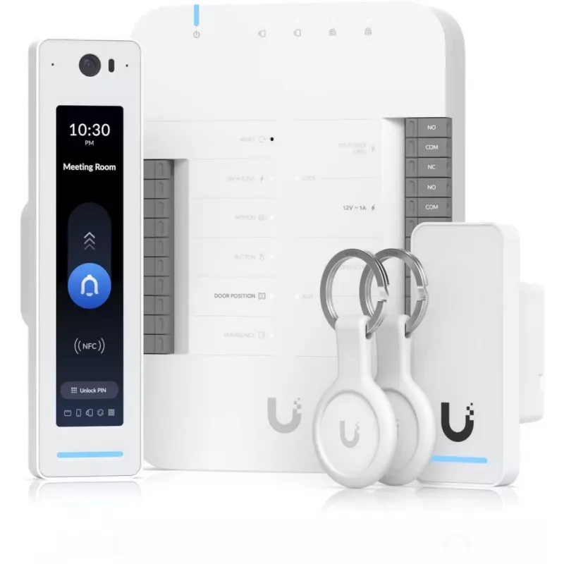 Ubiquiti G2 Starter Kit Professional drošības piekļuves kontroles sistēma Sudraba krāsa
