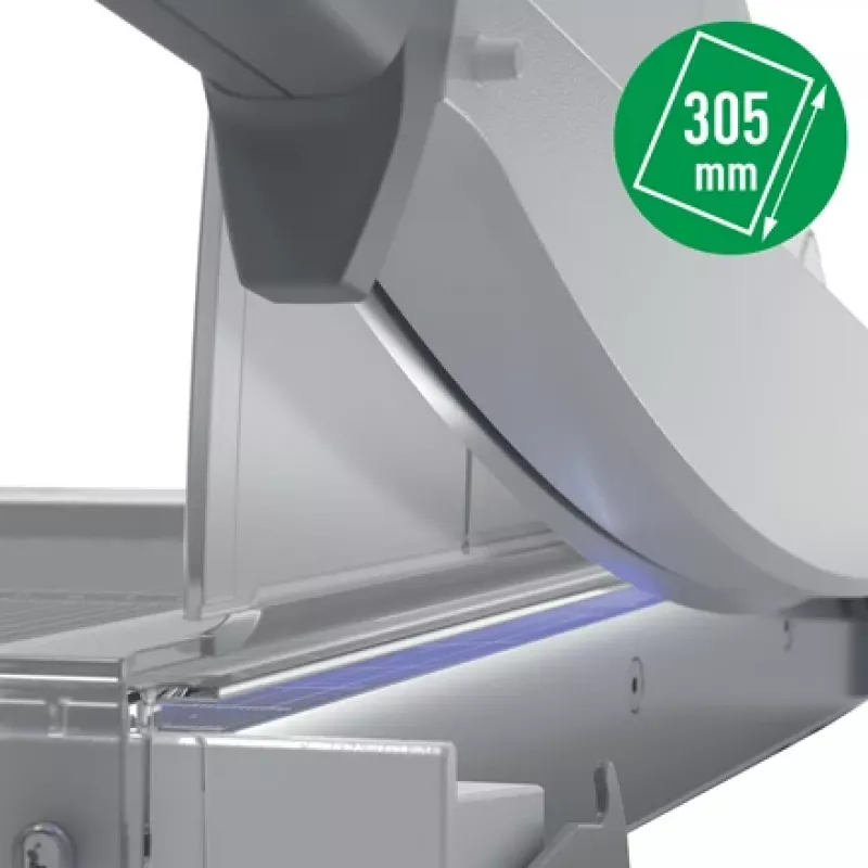 Leitz Precision Home Office papīra grieznis A4, 10 loksnēm, manuāla spīle, nerūsējošais tērauds, A4, 80 g/m², antracīta krāsa
