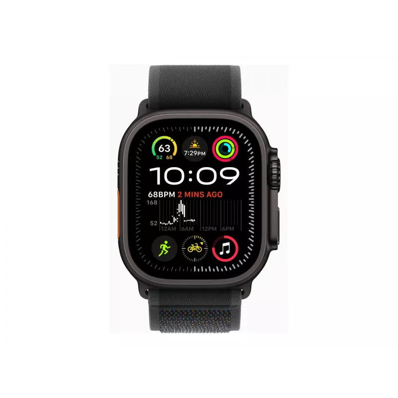 APPLE Watch Ultra 2 GPS + Cellular 49mm Melns Titanium Case with Melns Trail Loop - M/L