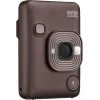Tūlītējās drukas kamera Fujifilm Instax mini LiPlay — 1/5 collas 2560×1920 CMOS, drukā 86×54 mm, 2,7 collu TFT, bronzas krāsā