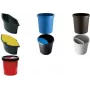 Helit H6105818 atkritumu tvertne apaļa plastmasas dzeltena (H61058-18)