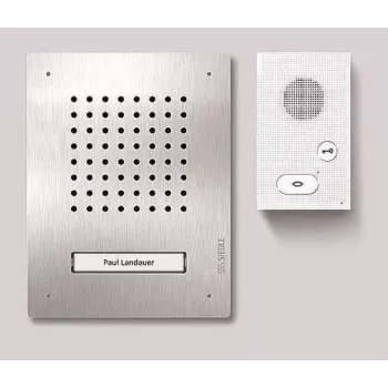 Siedle SET CLAB 850-1 E/W audio komplekts Siedle Classic nerūsējošais tērauds/balts (210010045-00)
