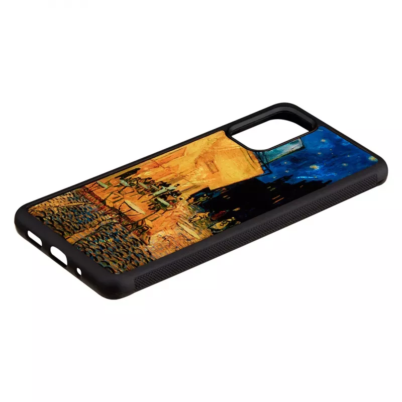 Aizsargtelefona maciņš iKins Samsung Galaxy S20+ — melns Cafe Terrace