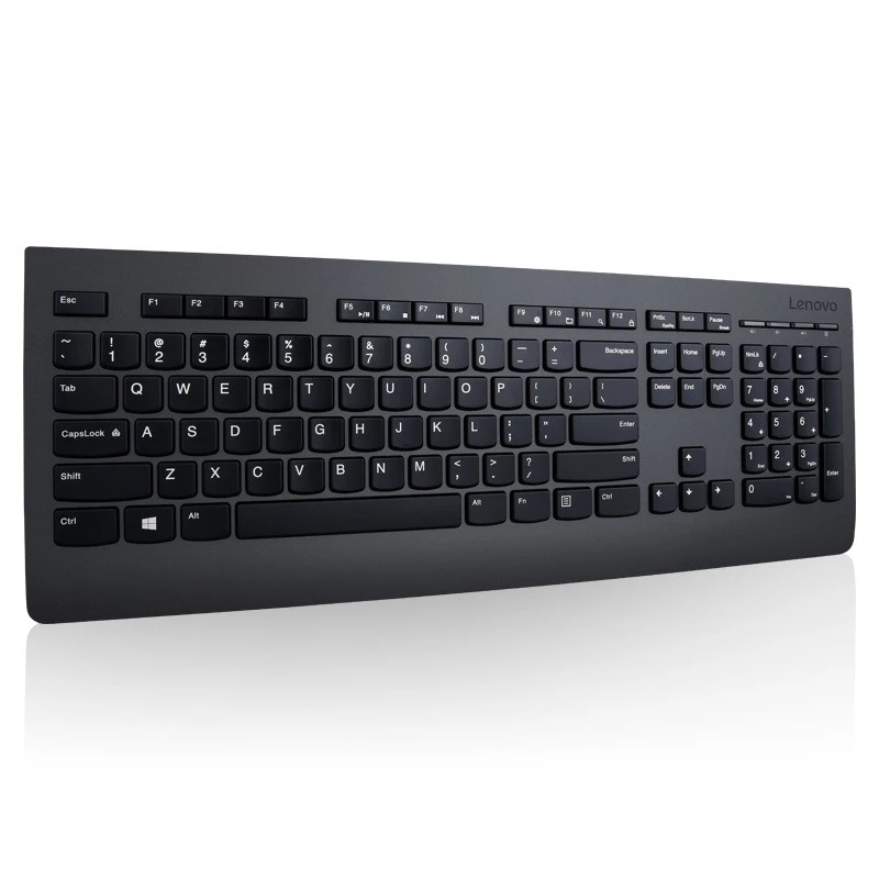 Lenovo 4X30H56874 tastatūra Universāla RF Bezvadu QWERTY US angļu Melna